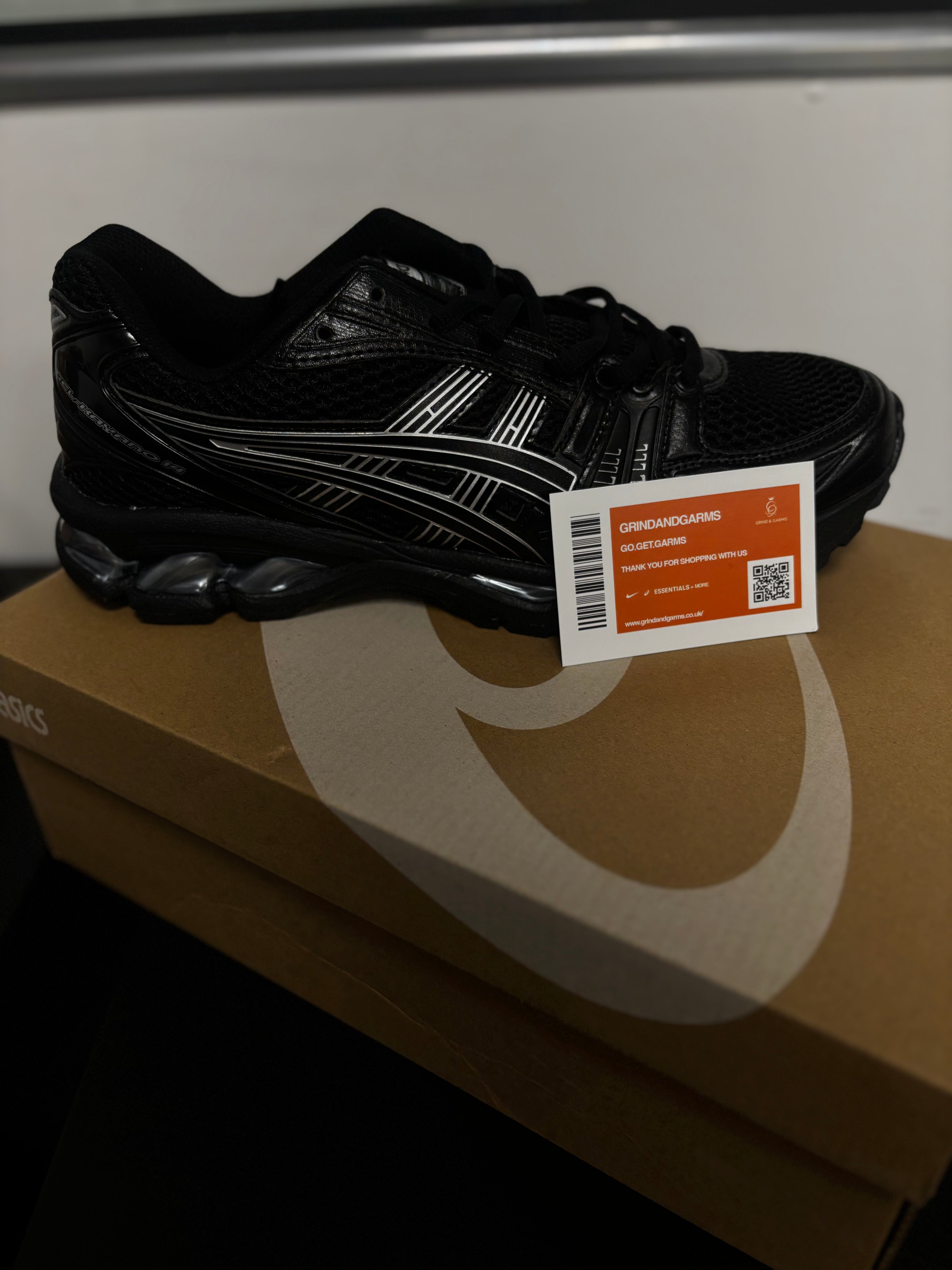 ASICS gel kayano 14 Black/Pure Silver