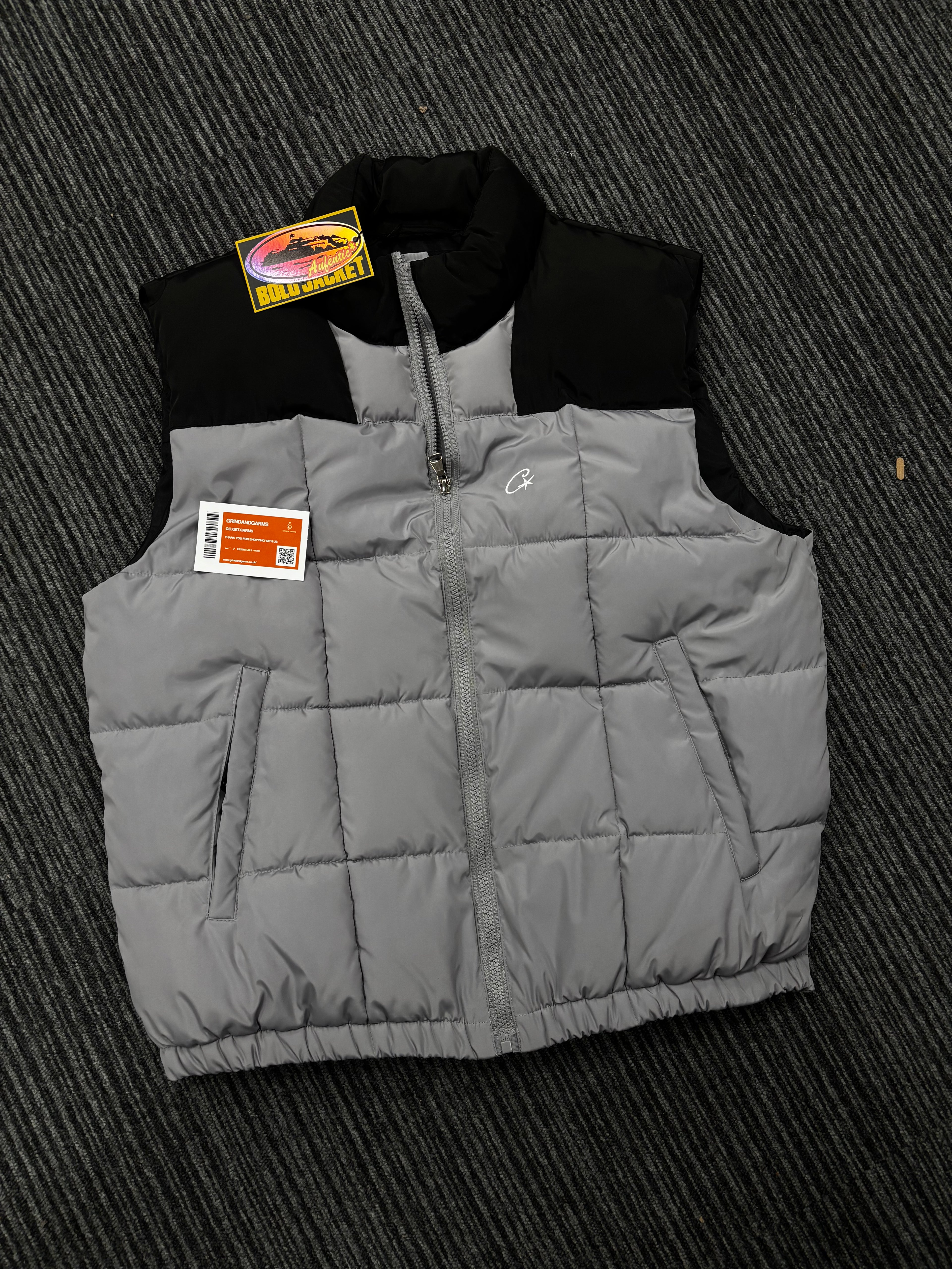 CRTZ Grey/Black BOLO jacket