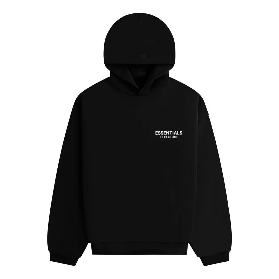 Fear of God Essentials SS25 Tracksuit Hoodie - Black/White