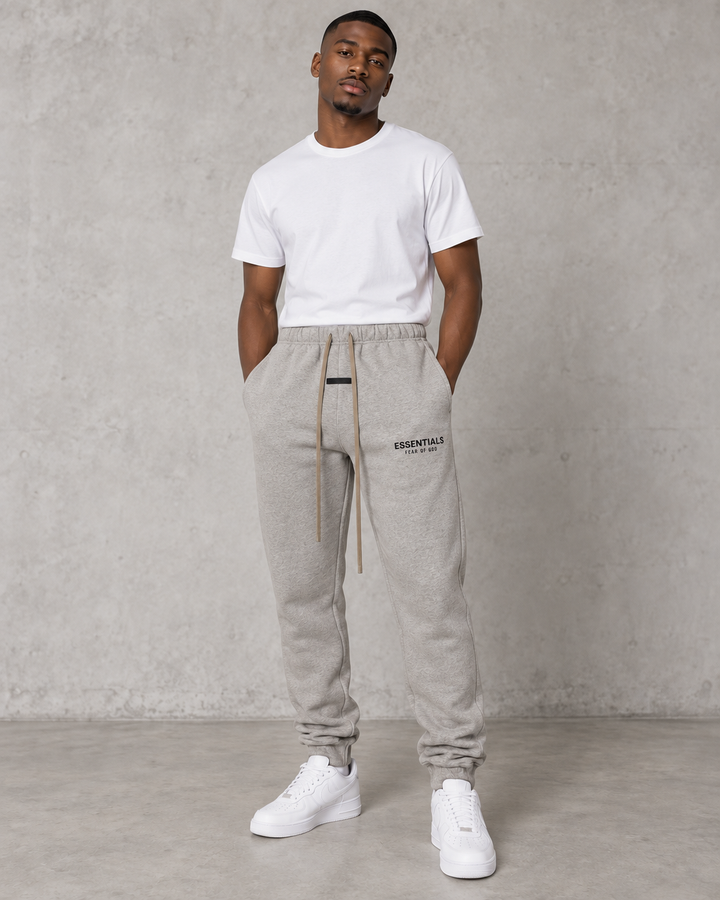 Essentials FOG SS25 Joggers Heather Grey