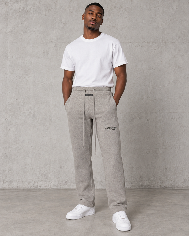Essentials SS22 Dark oats cuffed Joggers