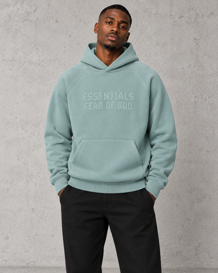 Fear of God Essentials SS23 Tracksuit Hoodie - Sycamore