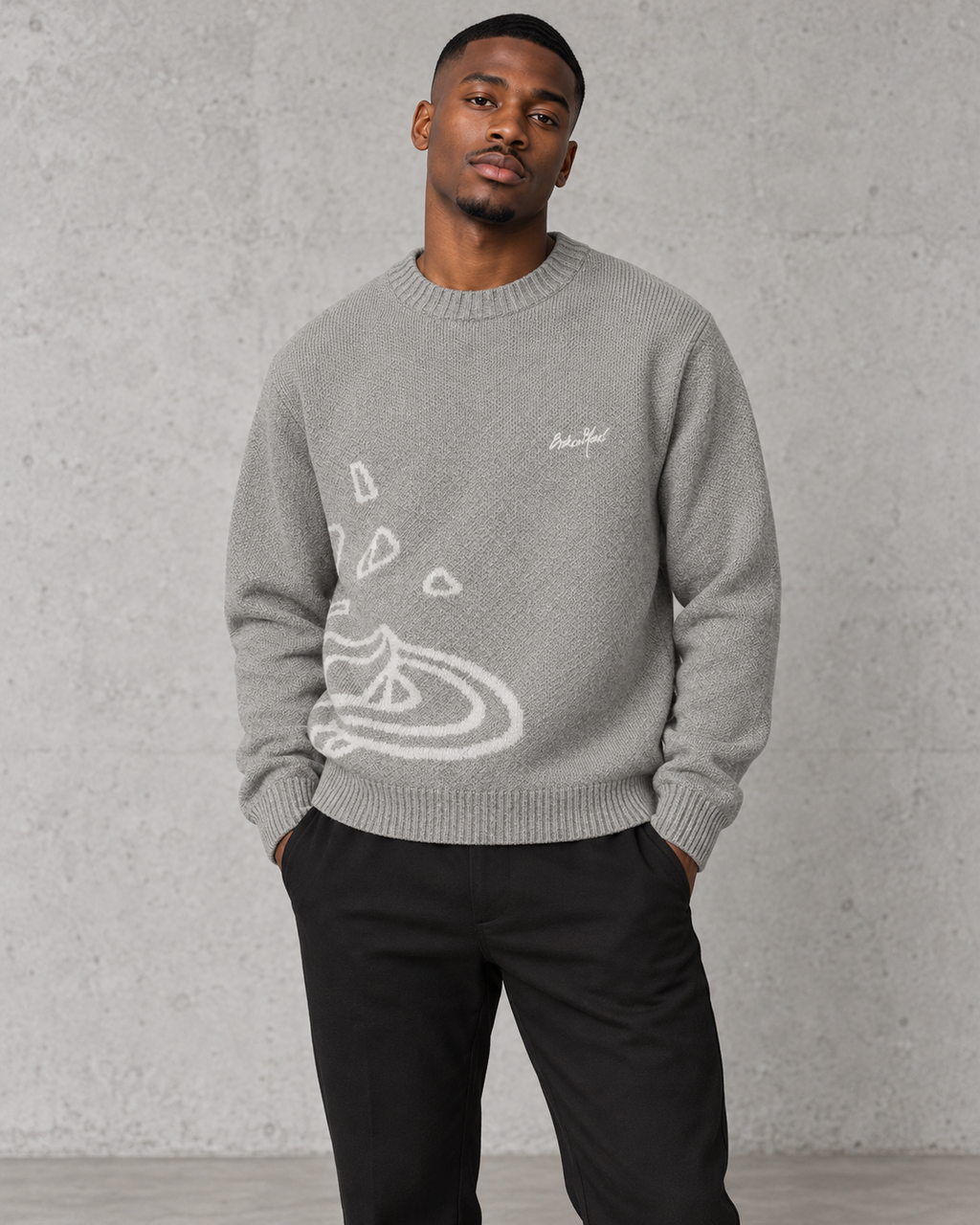Broken Planet Grey Knit