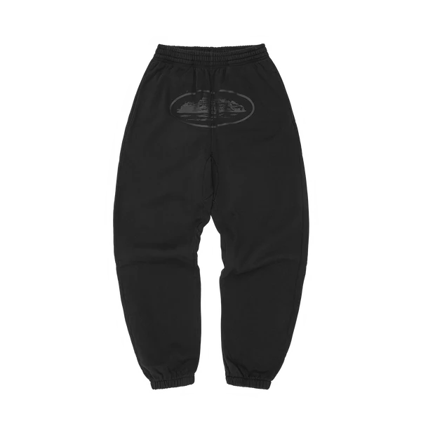 Corteiz Triple Black Alcatraz Joggers