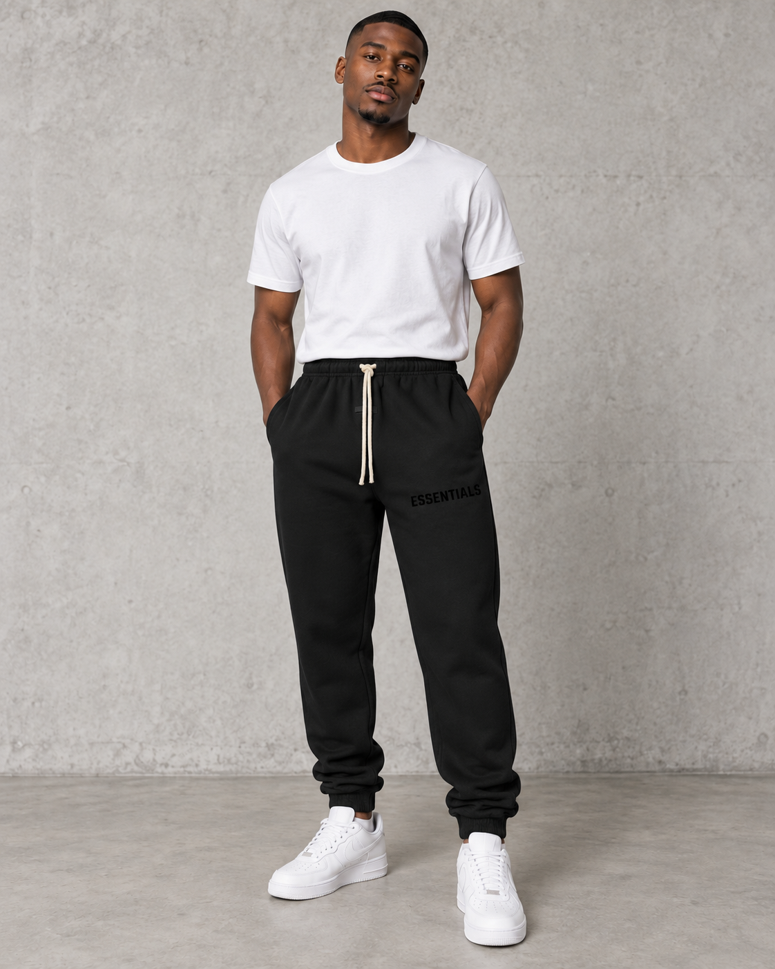 Fear of God Essentials SS23 Joggers - Jet Black