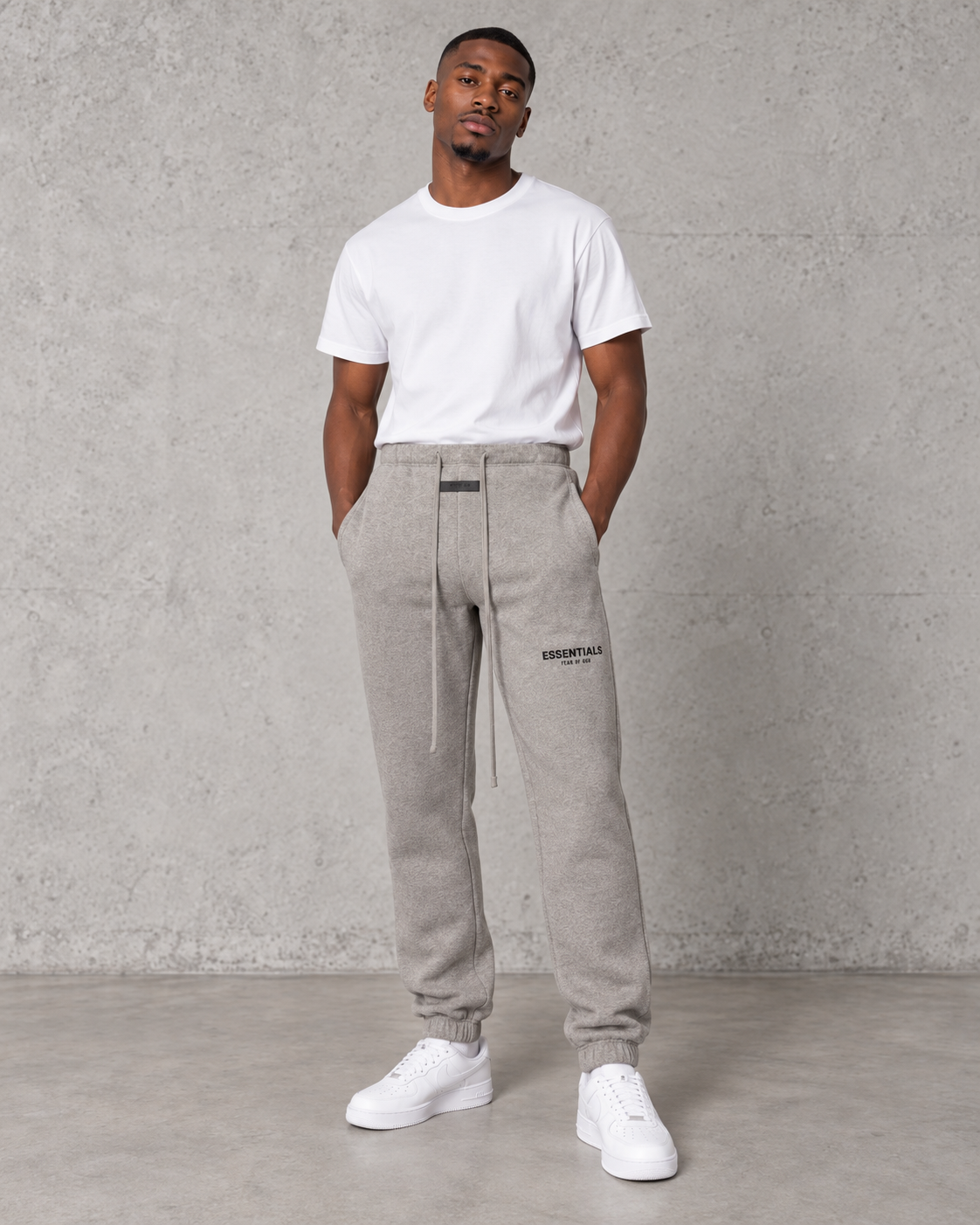 Fear of God Essentials Cuffed Joggers – Dark Oats