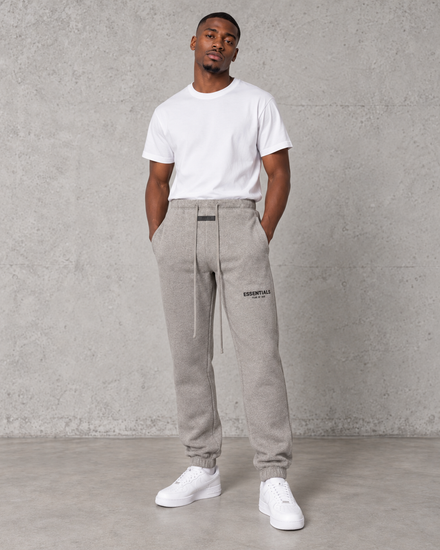 Fear of God Essentials Cuffed Joggers – Dark Oats